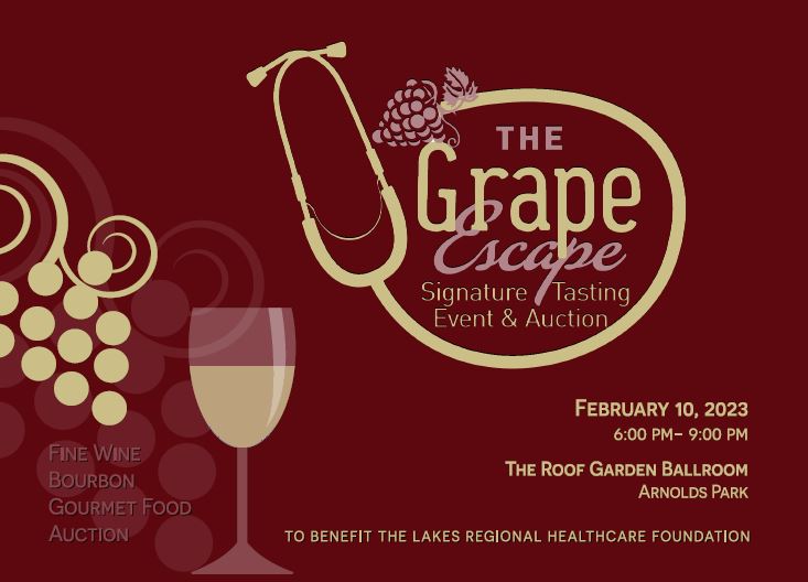 LRH Foundation Organizes Grape Escape - Lakes Regional Healthcare