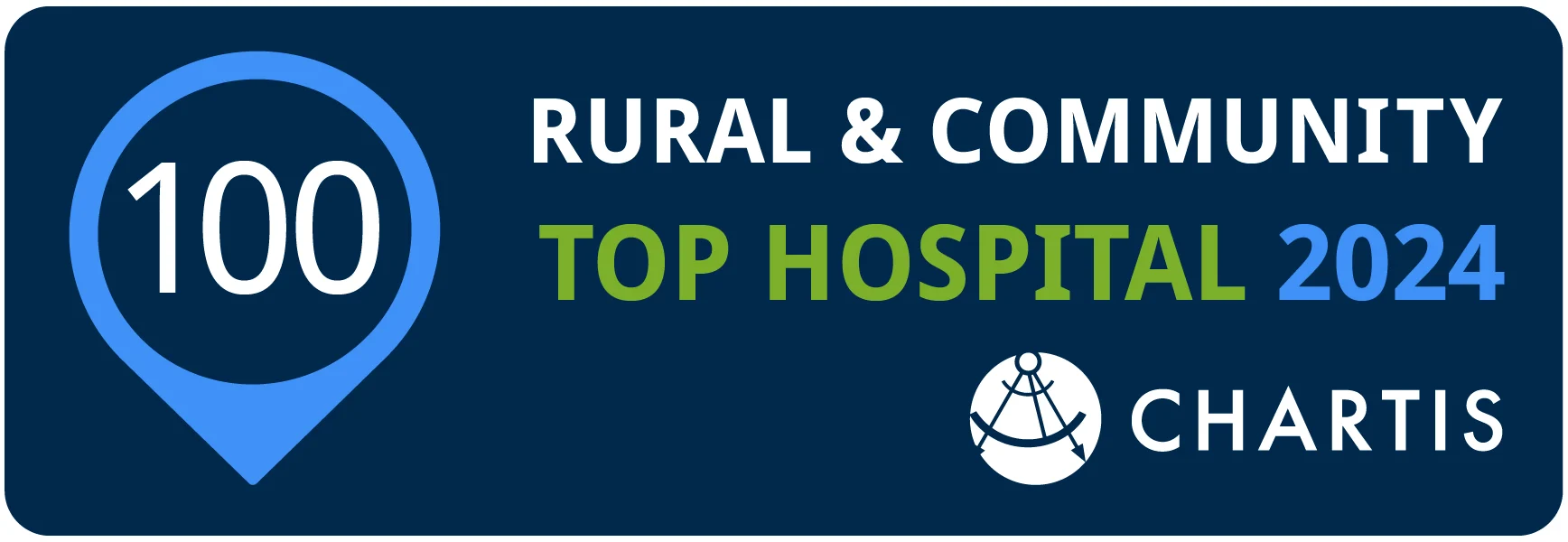 Top 100 Rural and Community Hospital 2024 Logo
